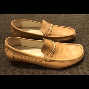 Cole Haan Tan Leather Loafers